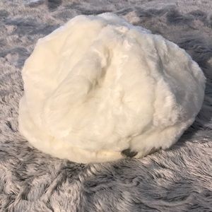 Faux fur womens hat